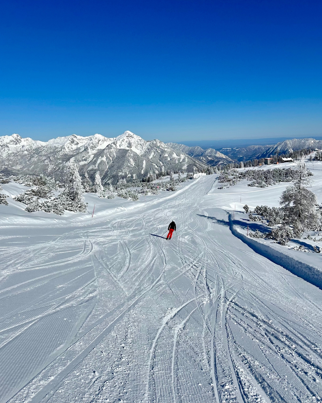 Skifahren im Winter