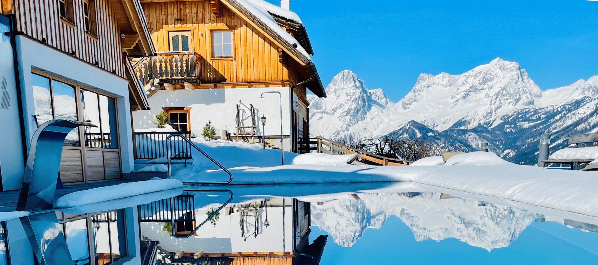 Wellnessbereich im Winter