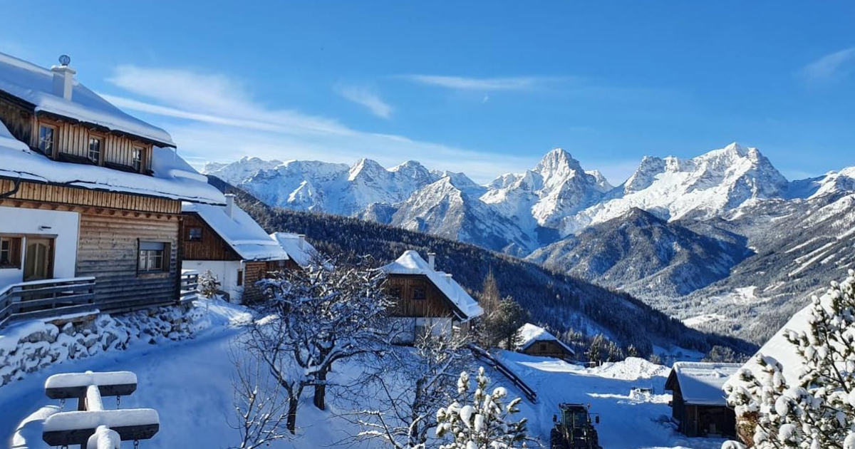 Winterliche Berglandschaft